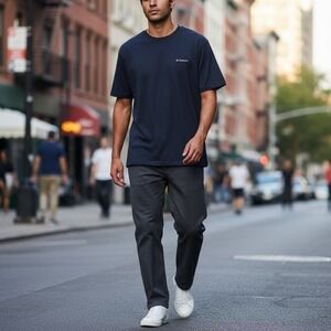 Columbia Sportswear Men's Logo Cotton T-Shirt Size‎ M, Blue